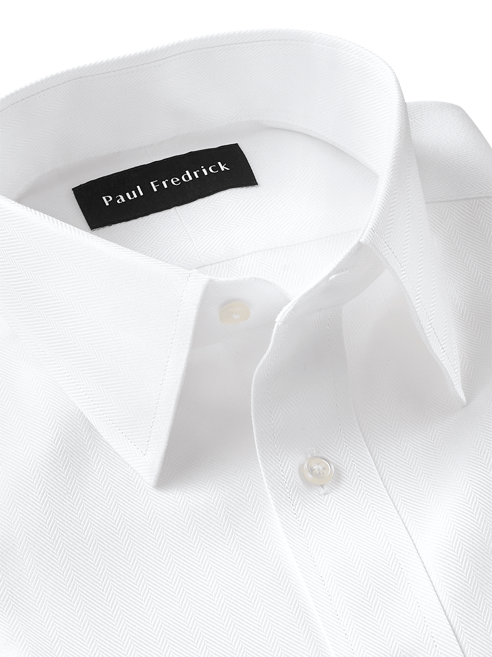 Alternate Image of Non-iron Cotton Herringbone Point Collar Dress Shirt-2