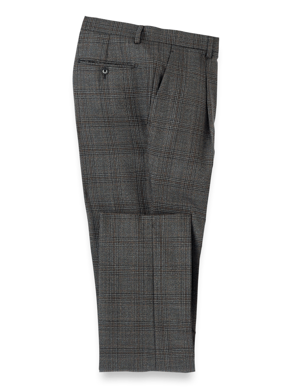 Alternate Image of Wool Plaid Double Breasted Peak Lapel Suit-8