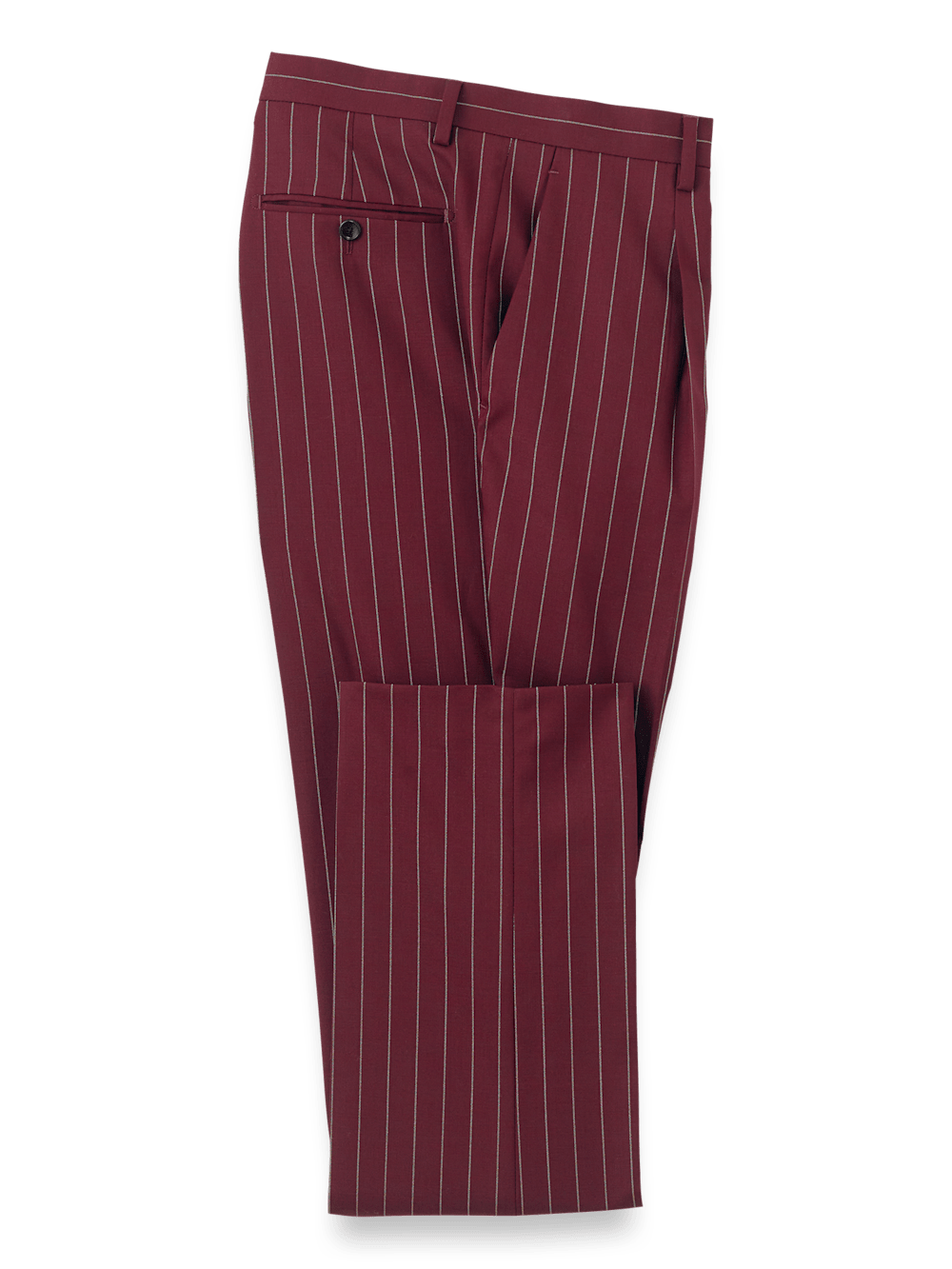 Alternate Image of Wool Stretch Stripe Double Breasted Peak Lapel Suit-8