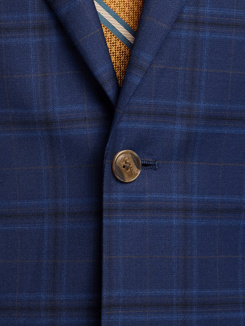 Alternate Image of Wool Stretch Plaid Single Breasted Notch Lapel Suit-4