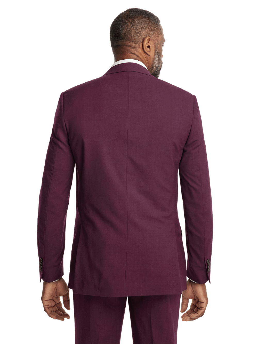 Alternate Image of Wool Stretch Bengaline Single Breasted Peak Lapel Suit-6