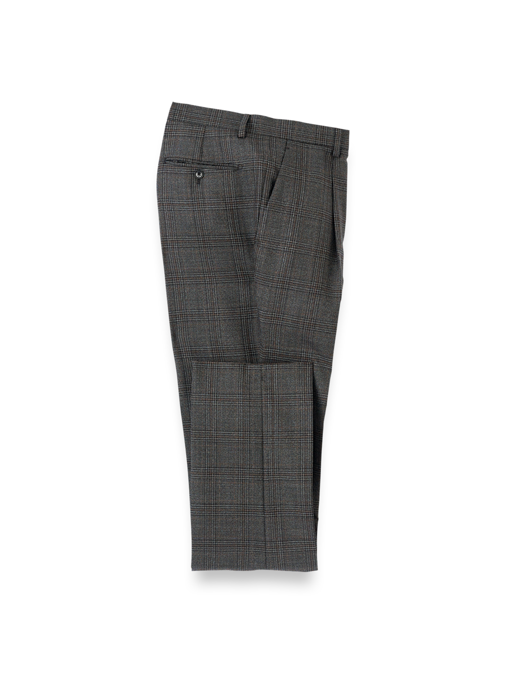 Alternate Image of Wool Plaid Double Breasted Peak Lapel Suit-8