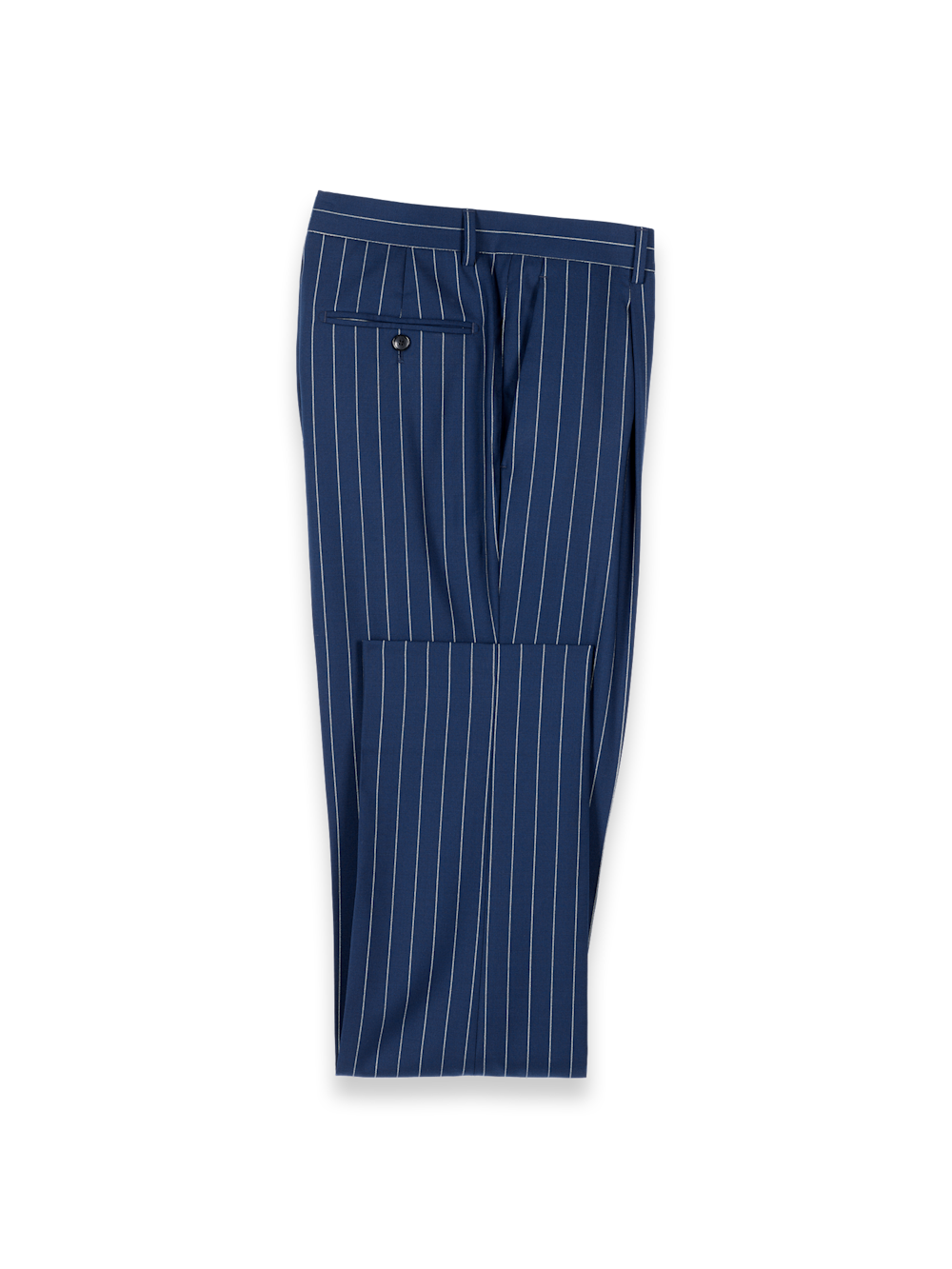 Alternate Image of Wool Stretch Stripe Double Breasted Peak Lapel Suit-8