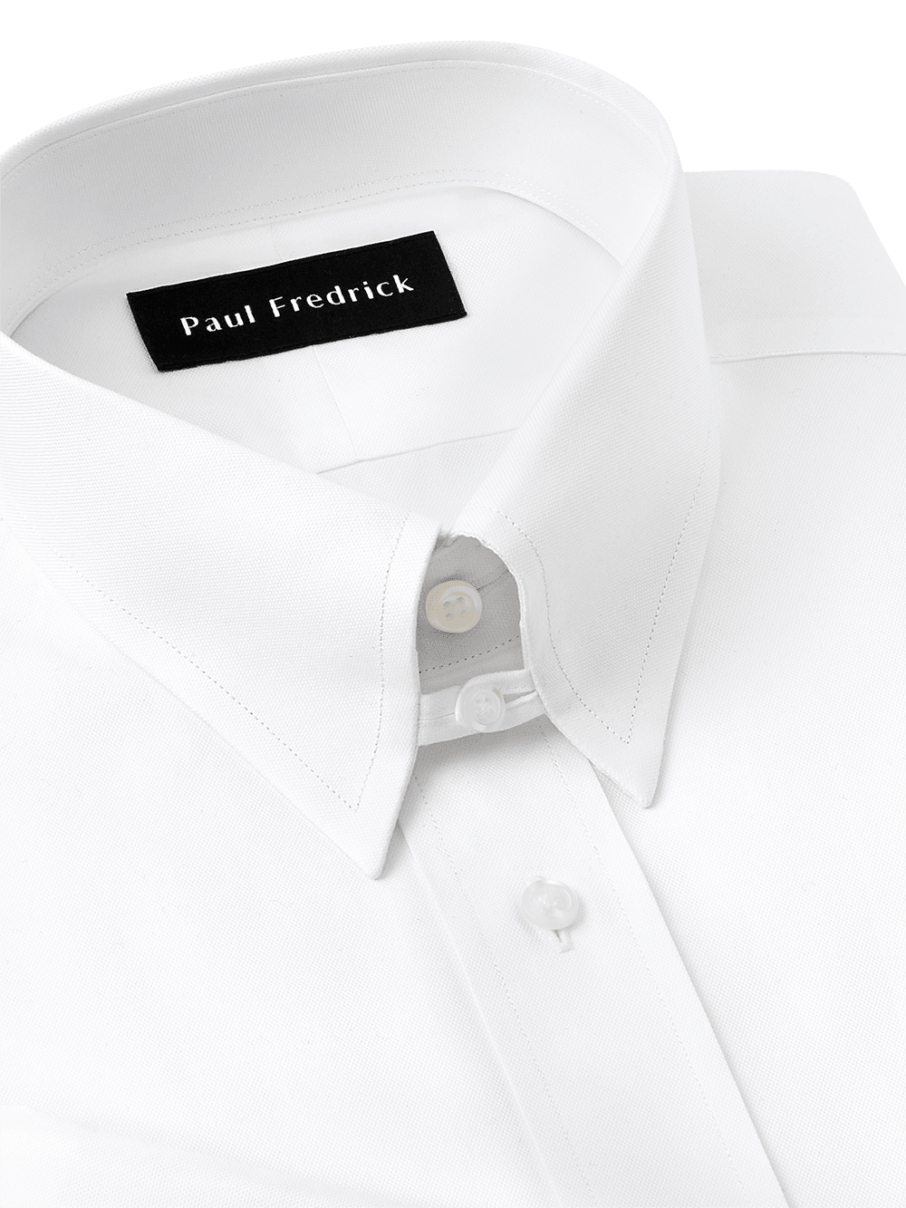 Alternate Image of Superfine Egyptian Cotton Solid Color Button Tab Collar French Cuff Dress Shirt-3