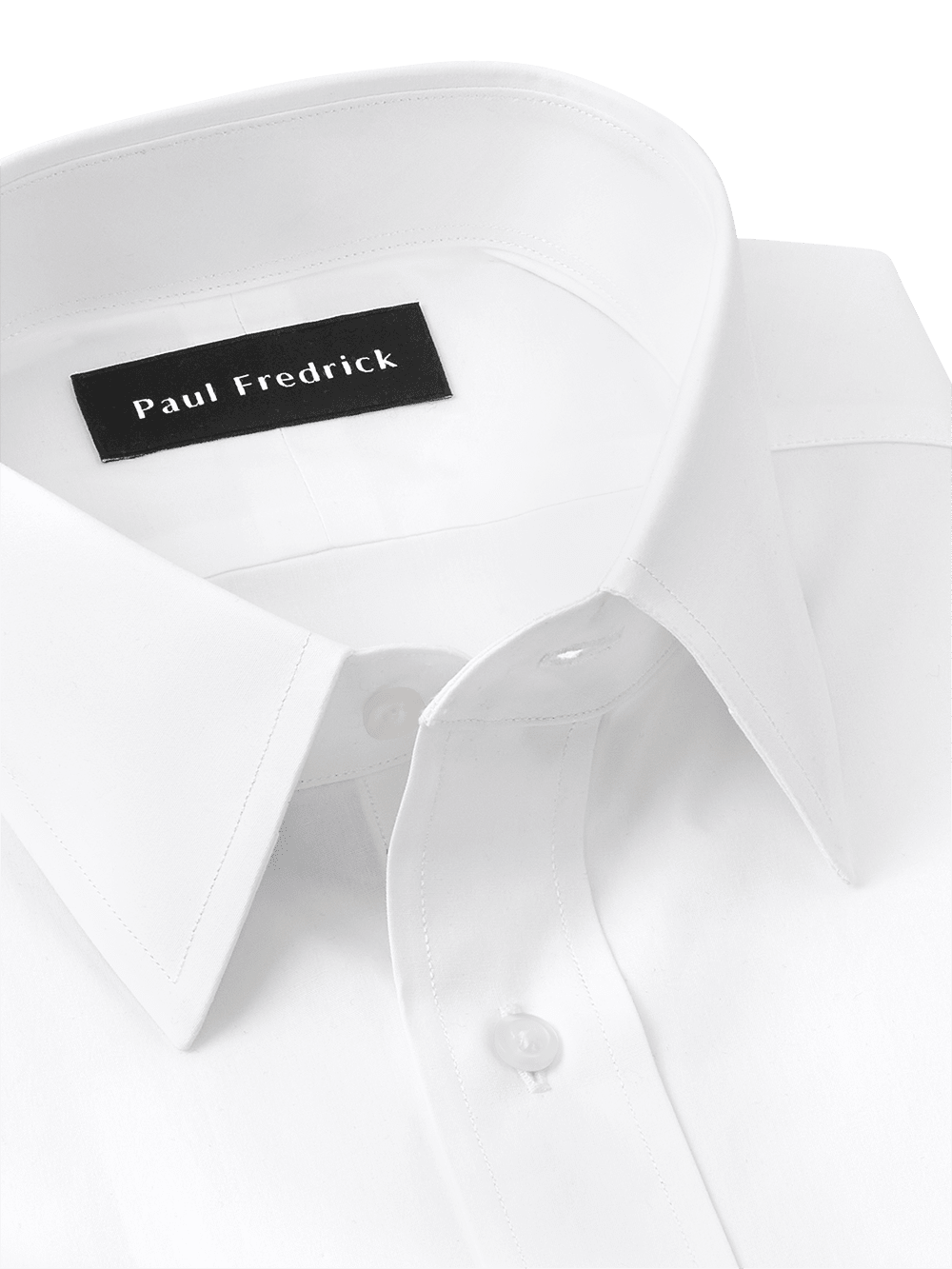 Alternate Image of Pure Cotton Broadcloth Solid Color Straight Collar French Cuff Dress Shirt-3