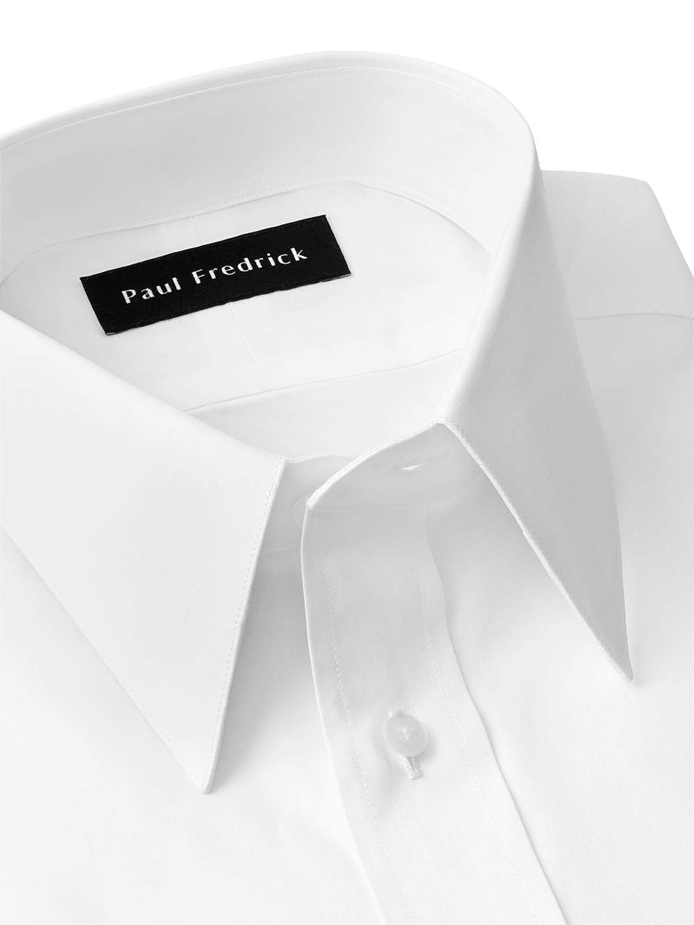 Alternate Image of Pure Cotton Broadcloth Edge-stitched Straight Collar French Cuff Dress Shirt-3