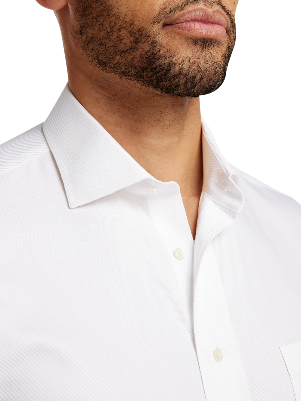 Alternate Image of Non-iron Cotton Twill Spread Collar French Cuff Dress Shirt-2