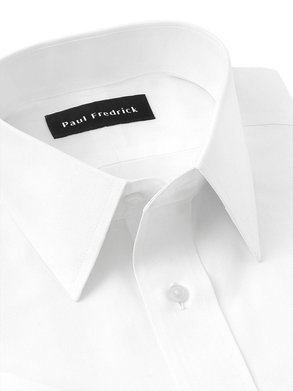 Alternate Image of Supima Non-iron Cotton Solid Color Straight Collar French Cuff Dress Shirt-3