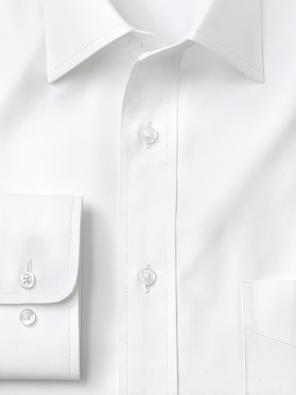 Alternate Image of Superfine Egyptian Cotton Solid Color Spread Collar Dress Shirt-1