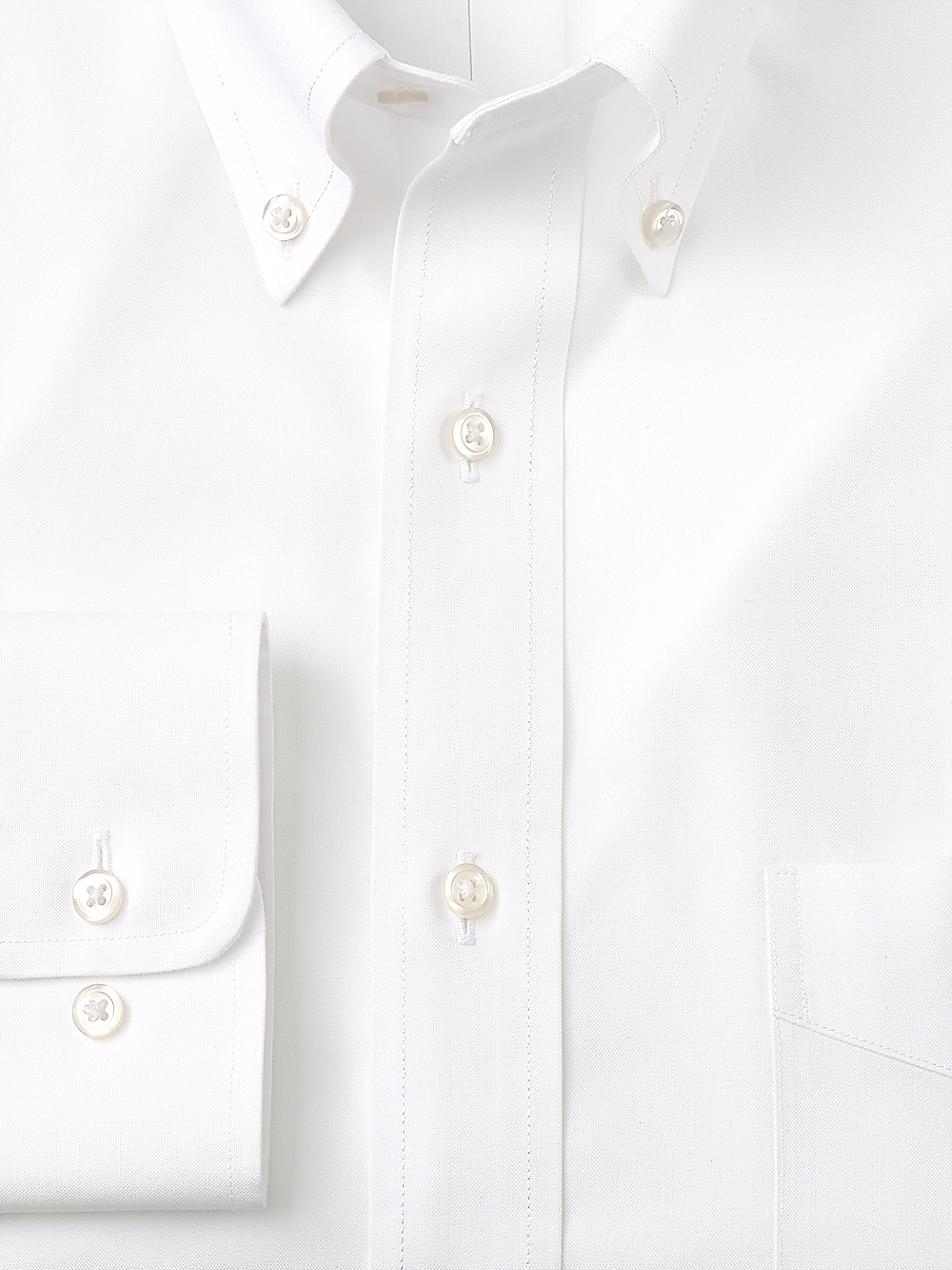 Alternate Image of Impeccable Non-iron Cotton Pinpoint Button Down Collar Dress Shirt-1