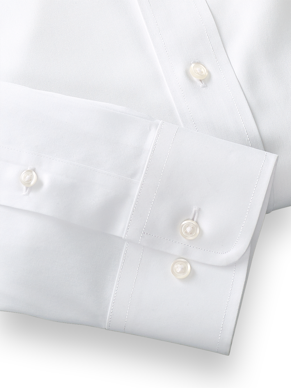 Alternate Image of Impeccable Non-iron Cotton Pinpoint Button Down Collar Dress Shirt-3