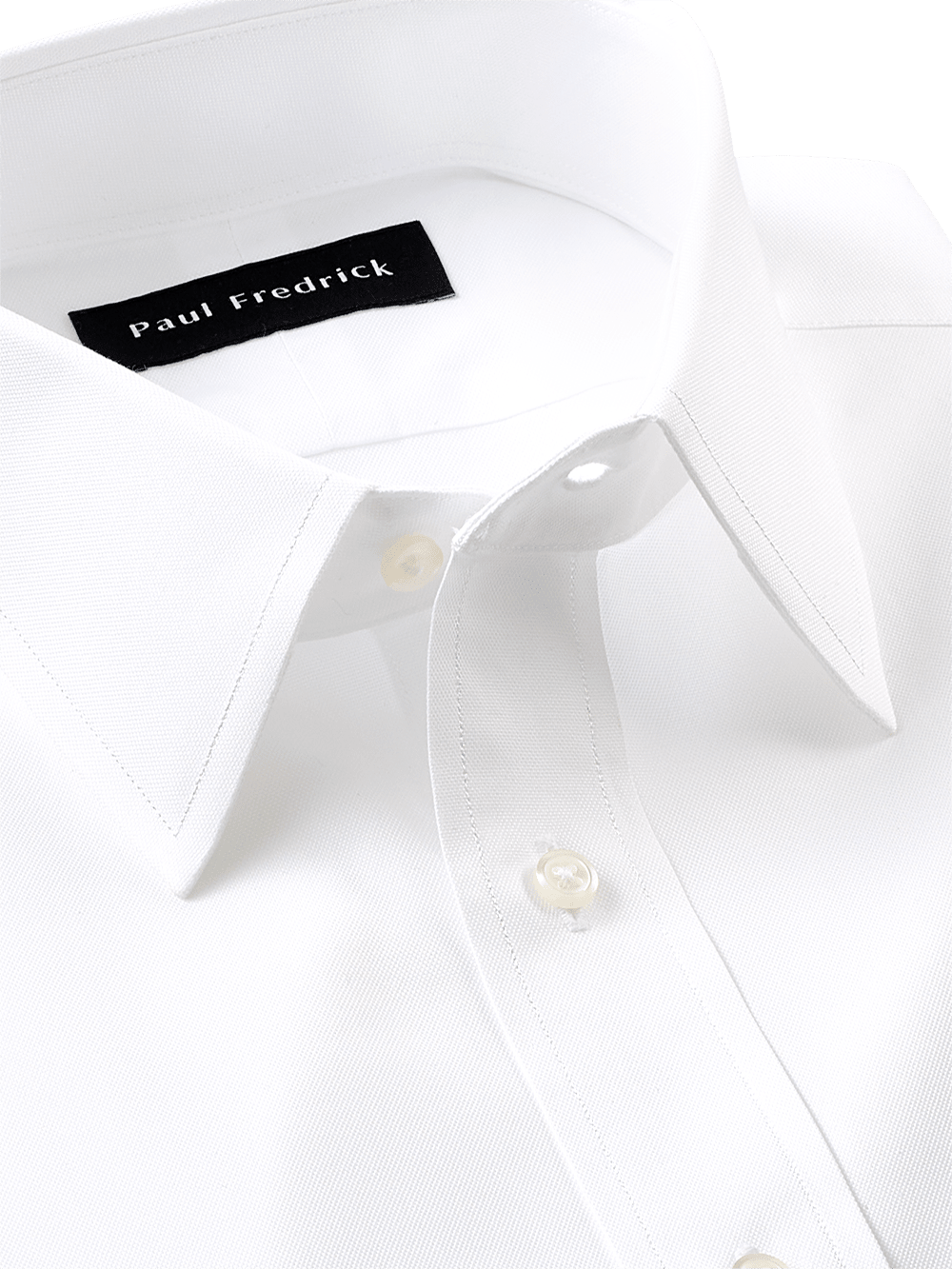 Alternate Image of Slim Fit Superfine Egyptian Cotton Solid Color Straight Collar Dress Shirt-2