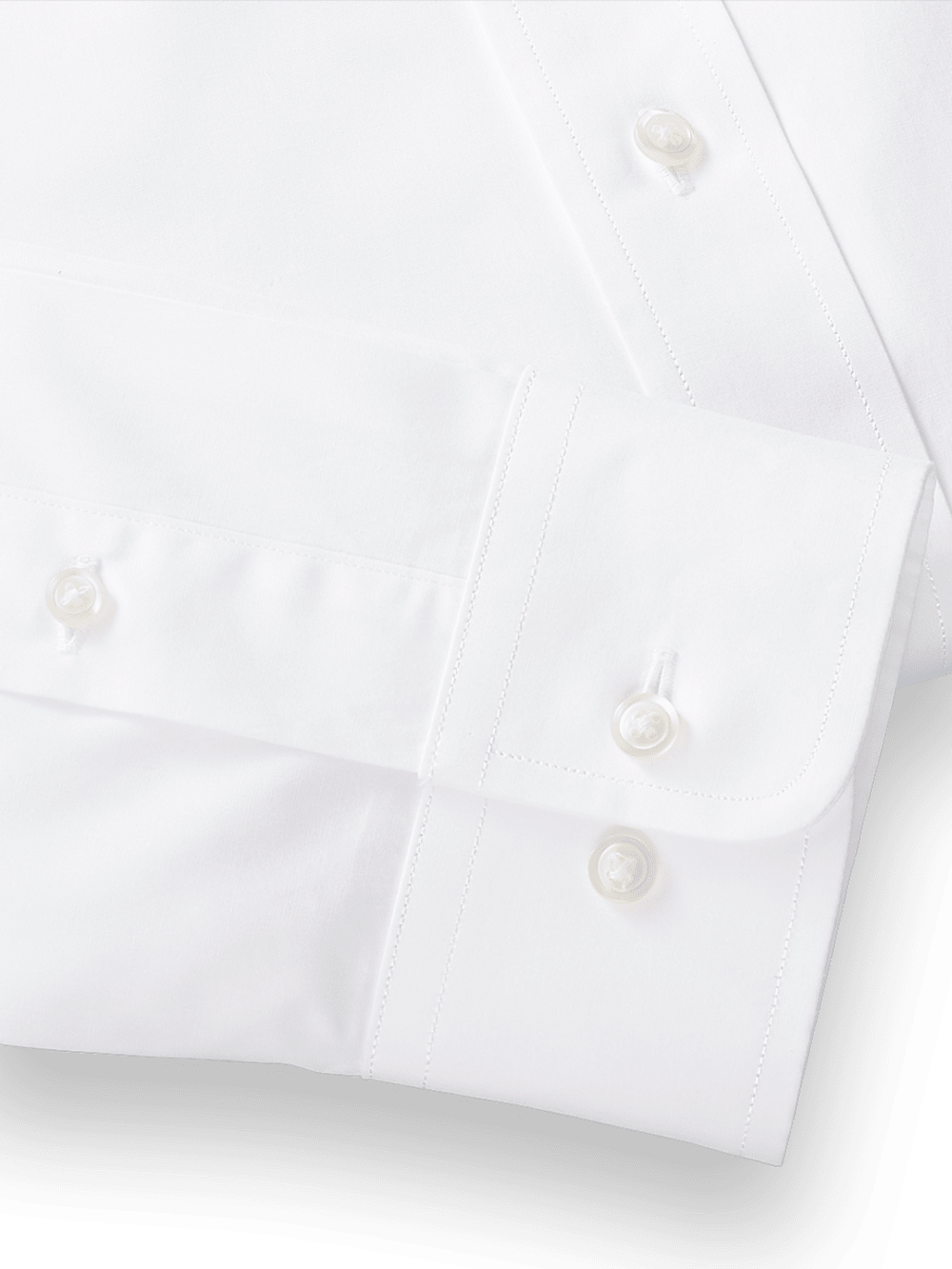 Alternate Image of Slim Fit Pure Cotton Broadcloth Solid Color Spread Collar Dress Shirt-3
