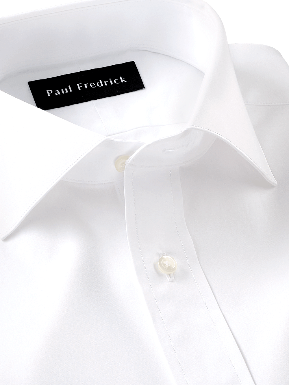 Alternate Image of Pure Cotton Broadcloth Solid Color Spread Collar Dress Shirt-2