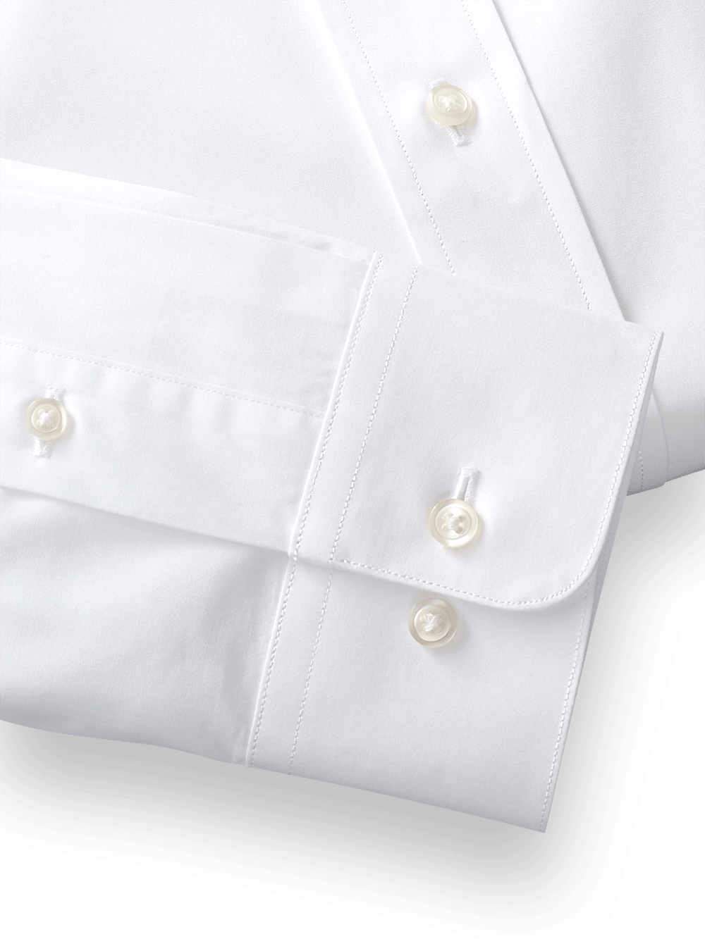 Alternate Image of Pure Cotton Broadcloth Solid Color Spread Collar Dress Shirt-3