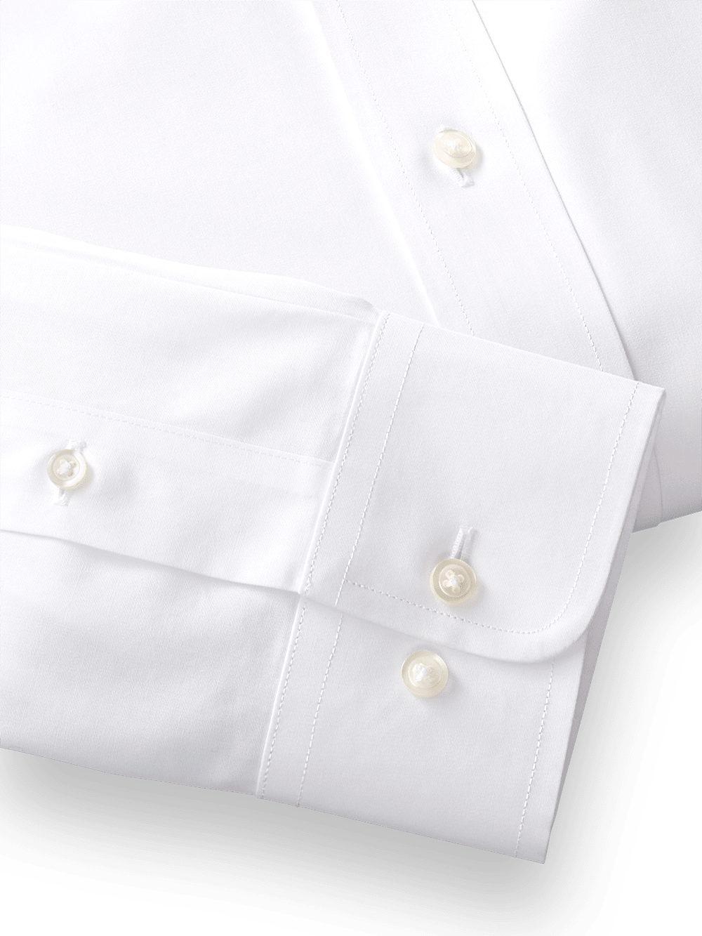 Alternate Image of Supima Non-iron Cotton Solid Color Spread Collar Dress Shirt-3