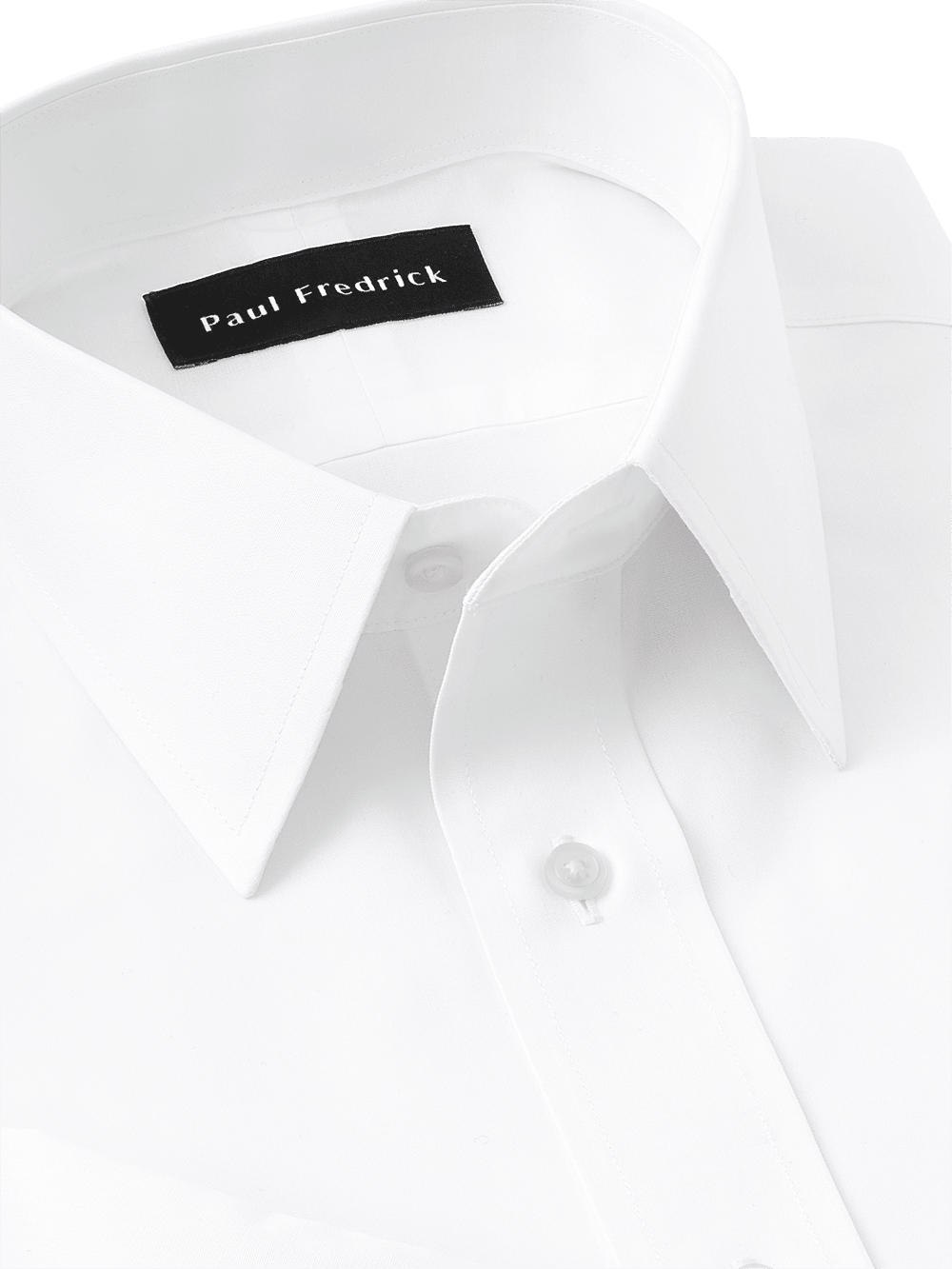 Alternate Image of Supima Non-iron Cotton Solid Straight Collar French Cuff Dress Shirt-3
