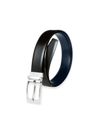 Vincent Reversible Belt - Black/navy