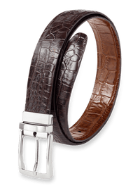 Micah Reversible Belt - Brown
