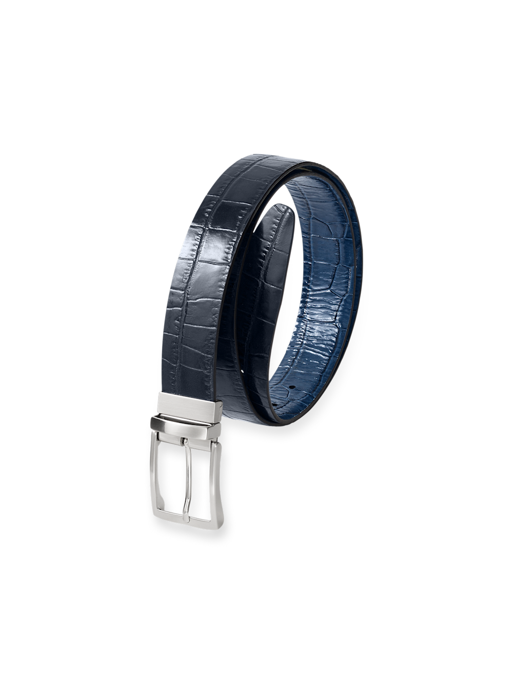 Product Image of Micah Reversible Belt-Navy/Blue