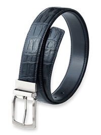 Darren Reversible Belt - Navy