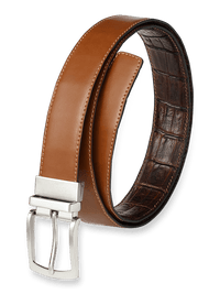 Darren Reversible Belt - Tan