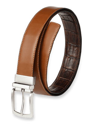 Darren Reversible Belt - Tan