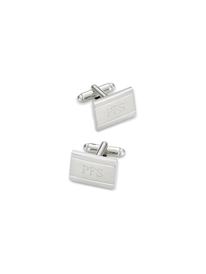 Engravable Cufflinks - Silver