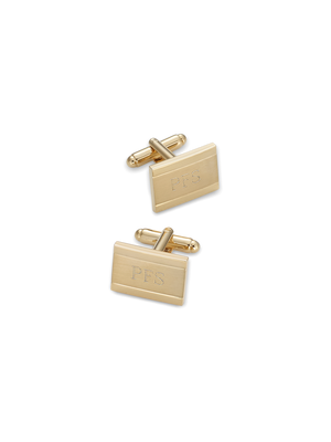 Engravable Cufflinks - Gold