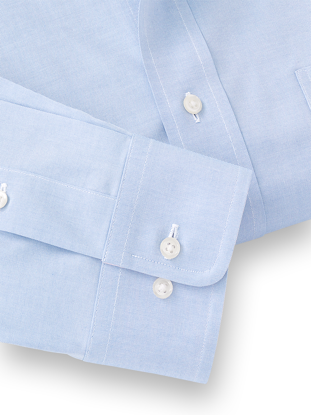 Alternate Image of Non-iron Cotton Solid Dress Shirt With Contrast Trim-3