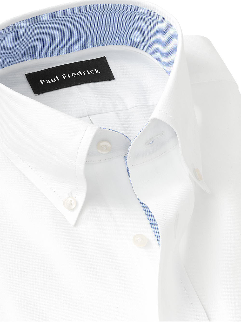 Alternate Image of Pure Cotton Solid Dress Shirt With Contrast Trim-2