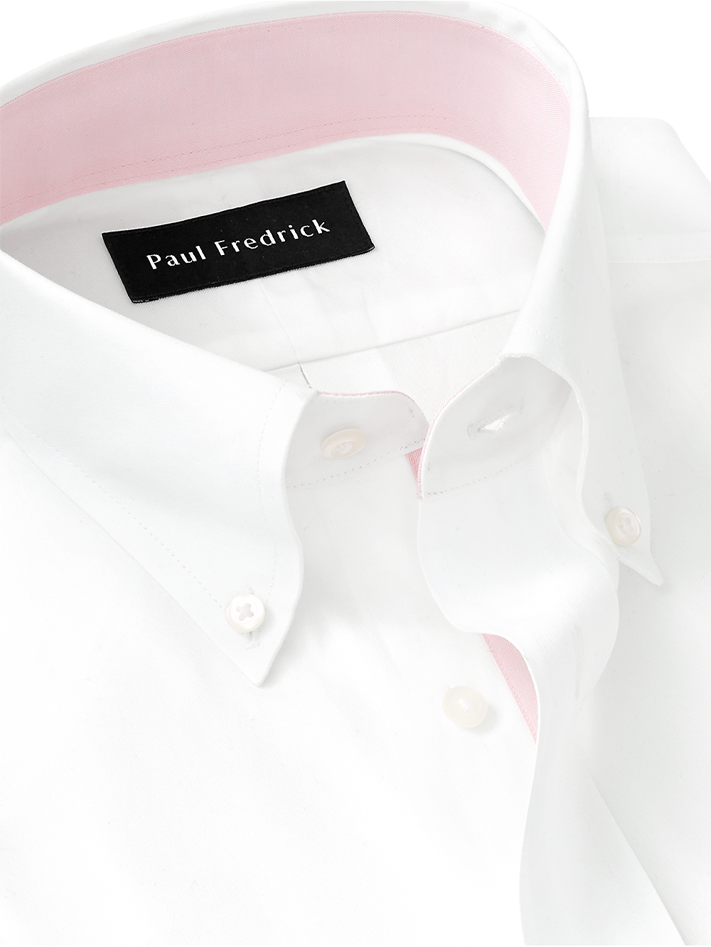 Alternate Image of Pure Cotton Solid Dress Shirt With Contrast Trim-2