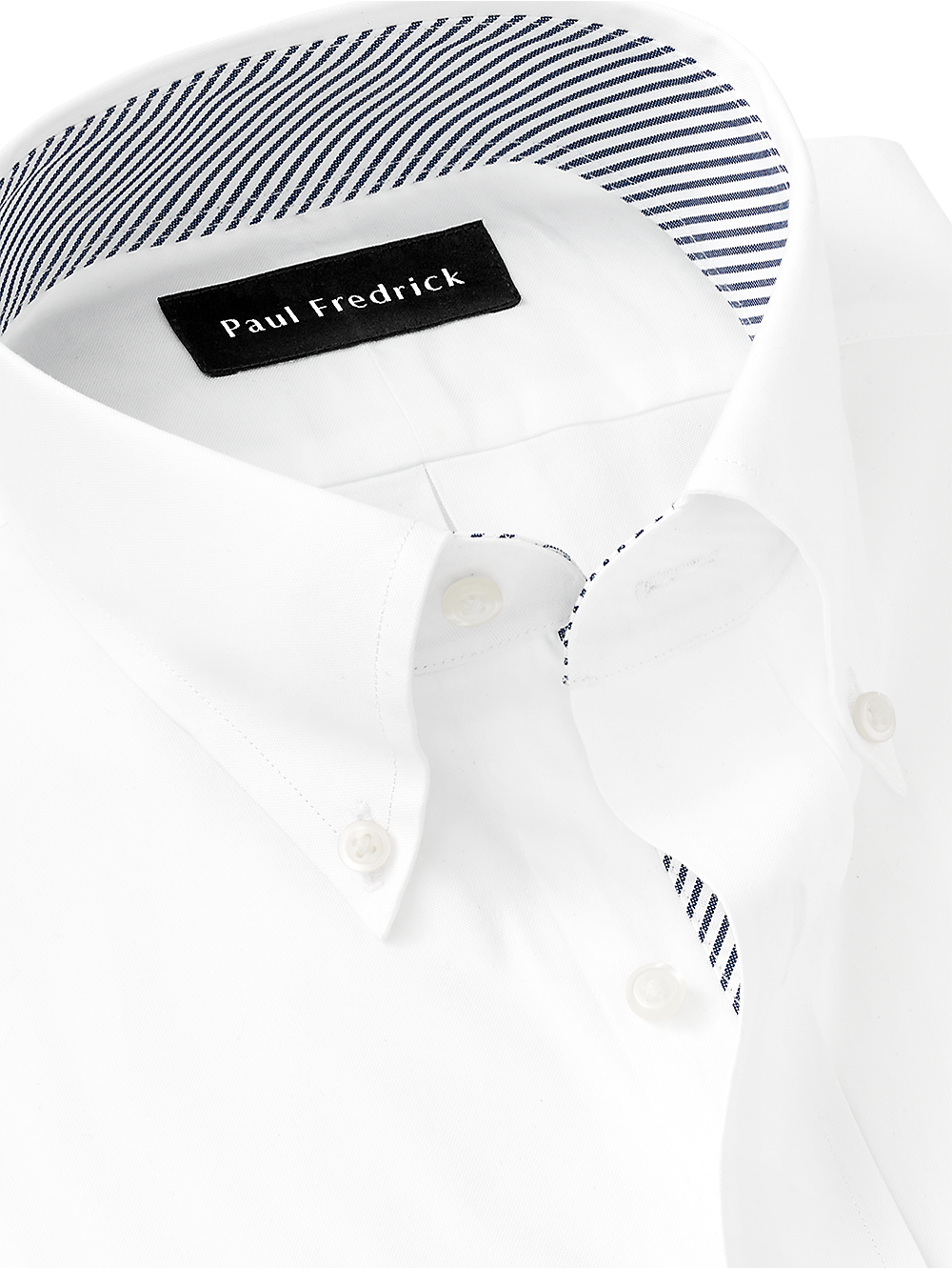 Alternate Image of Pure Cotton Solid Dress Shirt With Contrast Trim-2