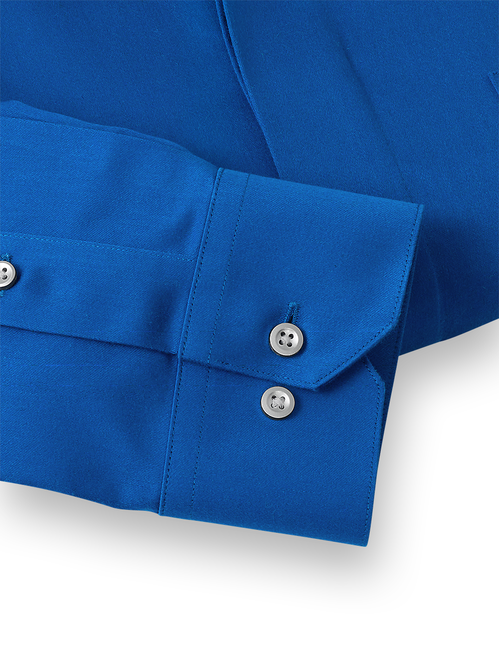Alternate Image of Non-iron Cotton Solid Dress Shirt With Contrast Trim-4