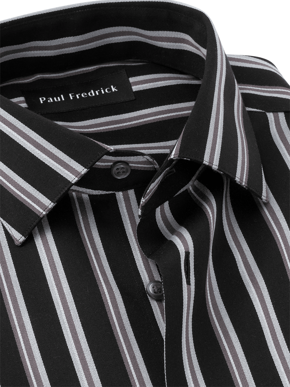Alternate Image of Non-iron Cotton Stripe Dress Shirt-2