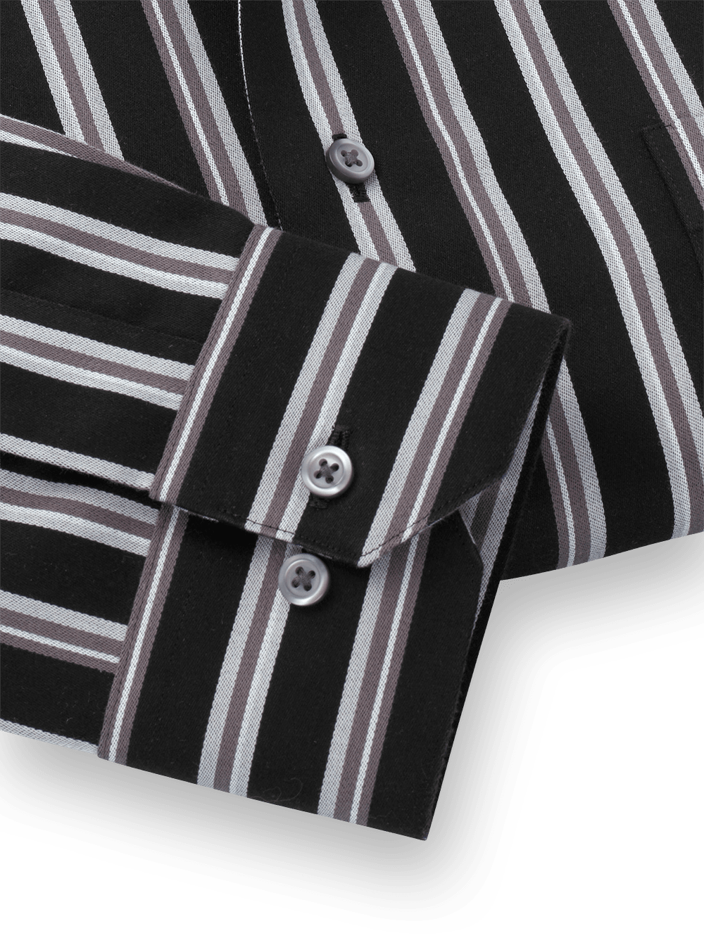 Alternate Image of Non-iron Cotton Stripe Dress Shirt-3