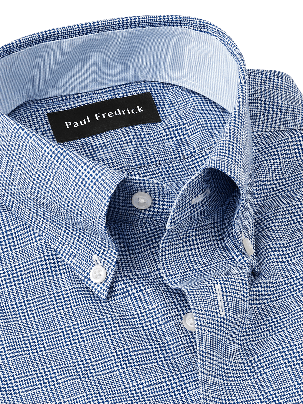 Alternate Image of Non-iron Cotton Plaid Dress Shirt With Contrast Trim-2