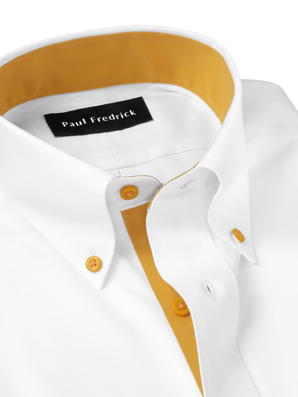 Alternate Image of Comfort Stretch Non-iron Solid Dress Shirt With Contrast Trim-6