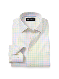 Comfort Stretch Non-Iron Check Dress Shirt - Multi