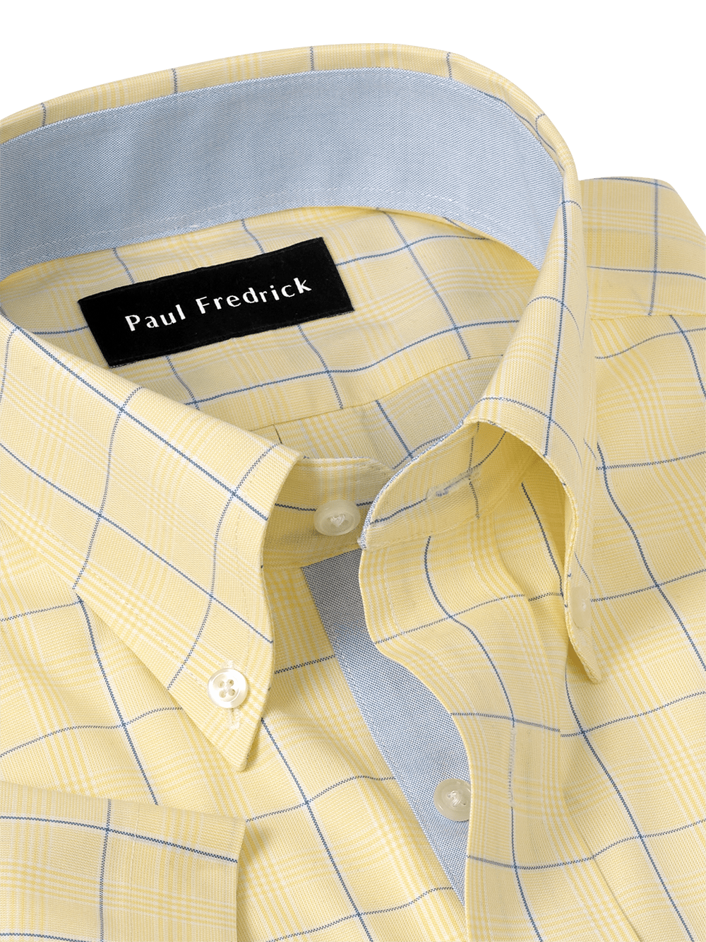 Alternate Image of Comfort Stretch Non-iron Check Dress Shirt With Contrast Trim-2