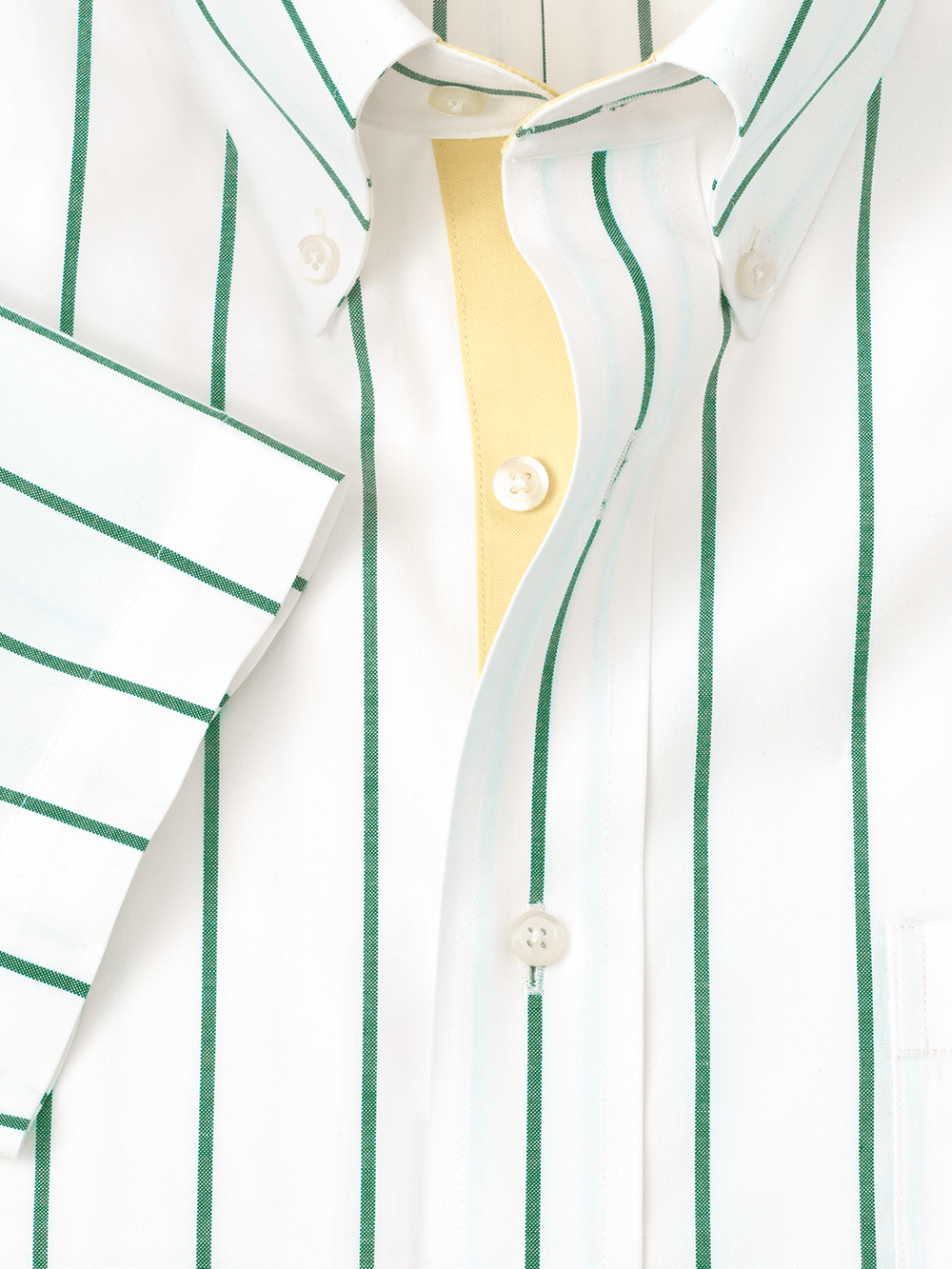 Alternate Image of Comfort Stretch Non-iron Stripe Dress Shirt With Contrast Trim-1
