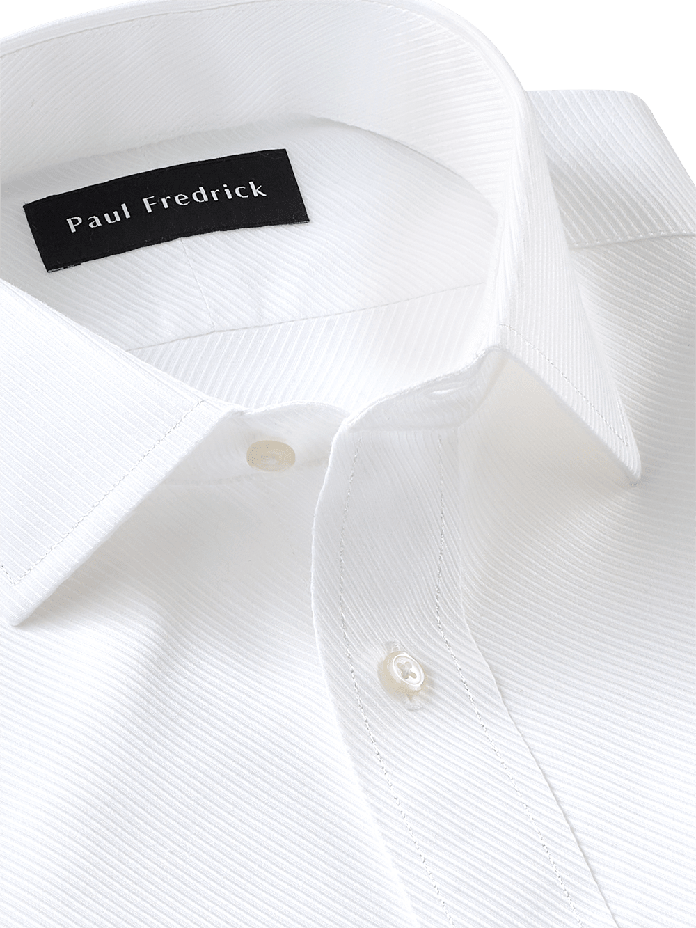 Alternate Image of Tailored Fit Non-iron Cotton Twill Spread Collar Dress Shirt-2