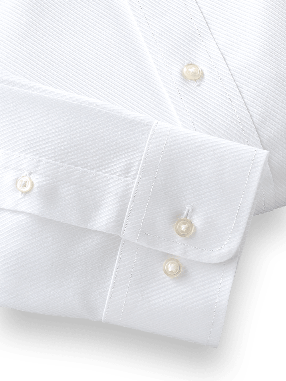 Alternate Image of Tailored Fit Non-iron Cotton Twill Spread Collar Dress Shirt-3