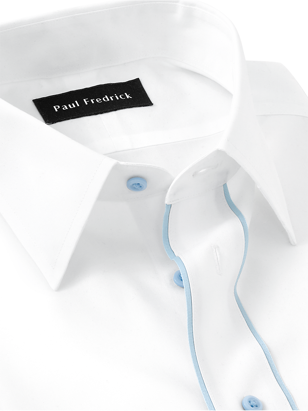 Alternate Image of Non-iron Cotton Solid Dress Shirt With Contrast Trim-2
