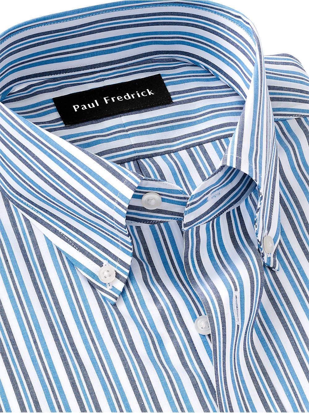Alternate Image of Non-iron Cotton Stripe Dress Shirt-2
