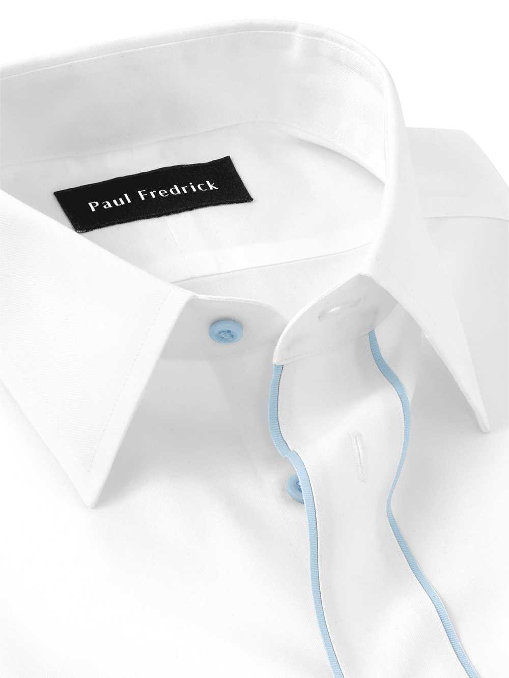 Alternate Image of Non-iron Cotton Solid Dress Shirt With Contrast Trim-6