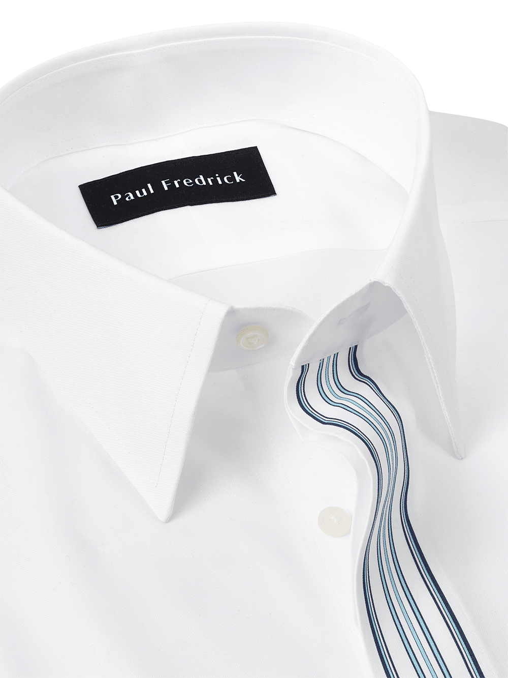 Alternate Image of Non-iron Cotton Solid Dress Shirt With Contrast Trim-6
