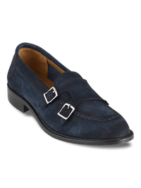Randolph Monk Strap Loafer - Navy