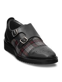 Foster Hybrid Monk Strap - Black Multi