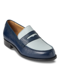 Wyatt Penny Loafer - Light Blue/blue